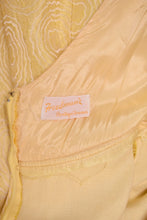 Load image into Gallery viewer, Yellow 60s Empire Waist Gown With Sash By Freeman's, XS