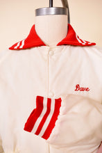 Load image into Gallery viewer, 1970s White Satin Bomber Jacket By Holloway