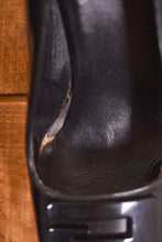 Load image into Gallery viewer, Designer shoes are shown zoomed in. The heels have a small slit.