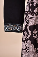 Load image into Gallery viewer, Black Paisley Maxi Dress By , M