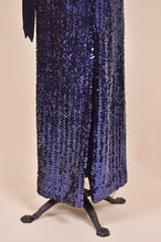Load image into Gallery viewer, close up of slit on sequin skirt
