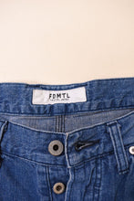 Load image into Gallery viewer, Multicolor Patchwork Denim Capris tag