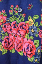 Load image into Gallery viewer, French Buttoned Floral Cotton Sundress, L/XL