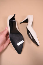 Load image into Gallery viewer, Ivory 80s Leather Pumps By Martinez Valero, 7.5