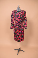 Load image into Gallery viewer, Pink 90s Fruit Dress and Blazer Set By Adele Simpson, S/M
