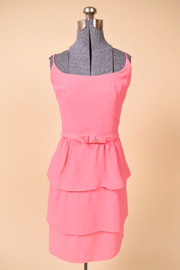 xxs pink dress No Boundaries Ruffle Strap Mini Dress, Women's XXS-XXL