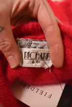 Load image into Gallery viewer, Fuchsia Criss-Crossed Collar Sweater, By Richard & Co., M