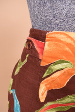 Load image into Gallery viewer, Brown Leaf Print Wrap Skirt By Reflexe de Mode, M