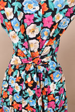 Load image into Gallery viewer, Multi-Color Floral Button-Up Dress by Talbots, M
