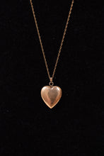 Load image into Gallery viewer, Victorian 12K Gold Fill Puffy Heart Locket With “L K” Initials
