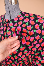 Load image into Gallery viewer, Pink 90s Fruit Dress and Blazer Set By Adele Simpson, S/M