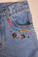 Load image into Gallery viewer, Denim 90s Beaded Jeans By Blue Star, 25
