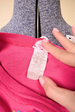 Load image into Gallery viewer, Pink Puffy Paint & Fringe Top By JLC, M