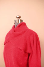 Load image into Gallery viewer, Fuchsia Criss-Crossed Collar Sweater, By Richard & Co., M