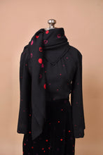 Load image into Gallery viewer, The top of the piece is seen up close with the scarf.
