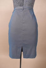 Load image into Gallery viewer, Blue Italian Pencil Skirt, by Stefanel, M
