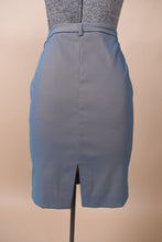 Load image into Gallery viewer, Blue Italian Pencil Skirt, by Stefanel, M