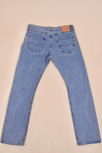 Load image into Gallery viewer, Blue 501 Distressed Jeans By Levis, 32
