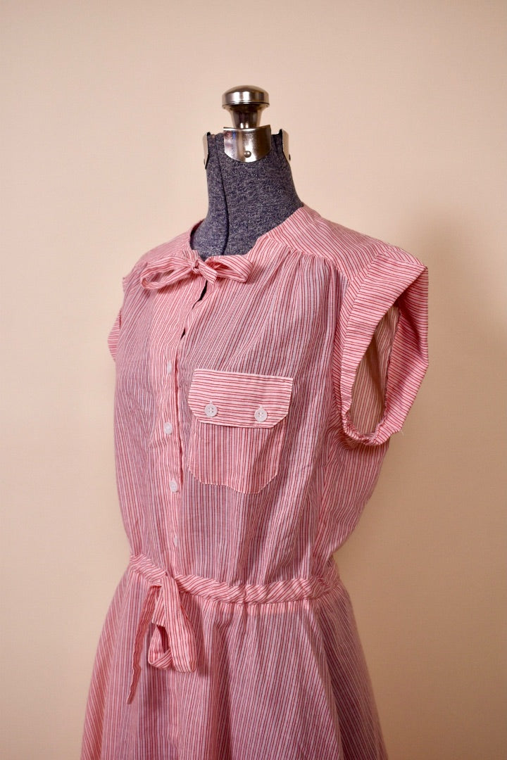 Red Candy Stripe Red & White Dress By Hukapoo, 13