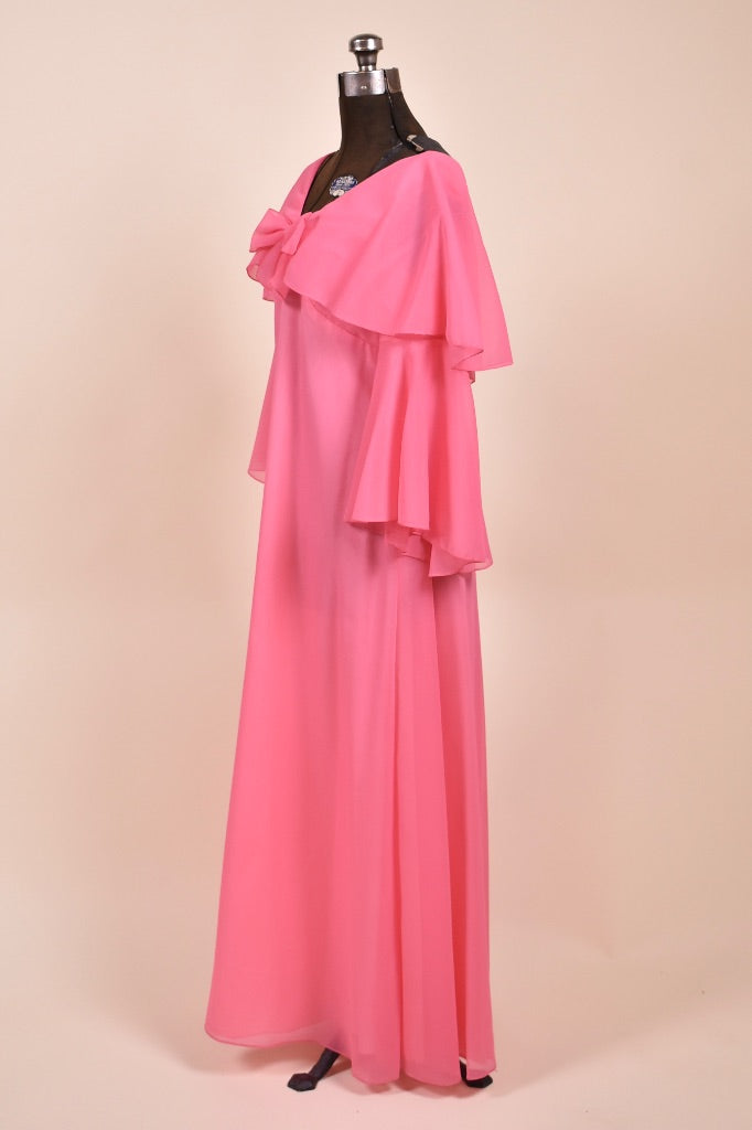 prom dresses boston Pink Bell Sleeve Prom Queen Gown By Priscilla of Boston, M – THE VAULT  COLLECTIVE & ELSWHEN ELSEWEAR