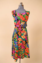 Load image into Gallery viewer, Multicolor Floral Cotton Sundress, XL

