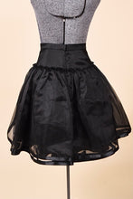 Load image into Gallery viewer, Black Taffeta Short Skirt By J.R. Morrissey, XS
