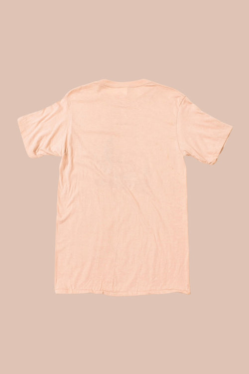 Beige Bob Dylan 1978 tour Tee Shirt By Ched: Shown from Back