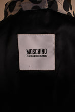 Load image into Gallery viewer, Silver Iridescent Blazer With Black Polka Dots, by Moschino Cheap &amp; Chic, XS/S
