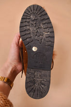 Load image into Gallery viewer, Brown Italian 80s Fur Trimmed Studded Booties By Roberto Vianni, 5
