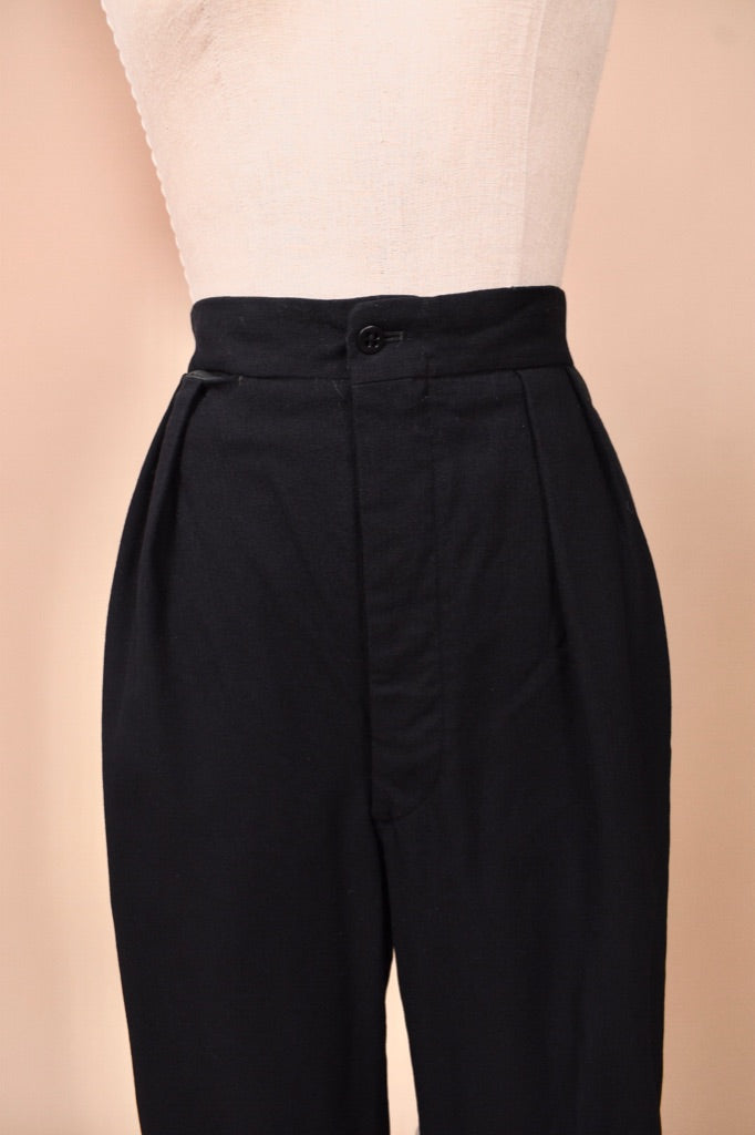 Wool U.S. Navy Issue Button Fly Trousers, S