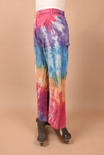 Load image into Gallery viewer, Tie Dye Jeans By Big Ben as shown from the side
