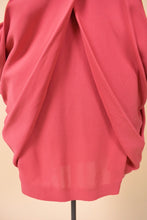 Load image into Gallery viewer, Y2K designer vintage rosebud drape skirt by Miu Miu is shown in close up. 
