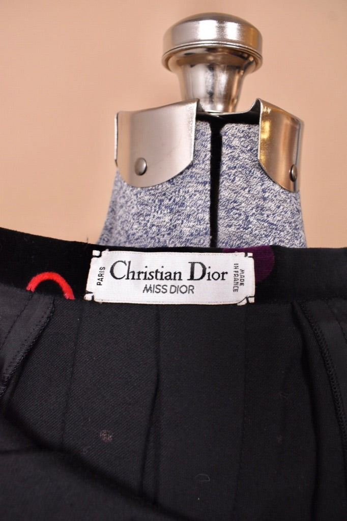 The skirt tag reads Christian Dior Miss Dior. 