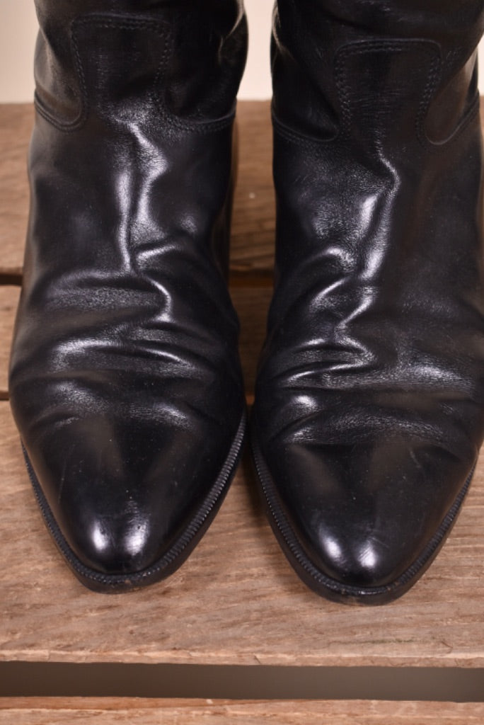 Black Riding Boots By Gucci, 7