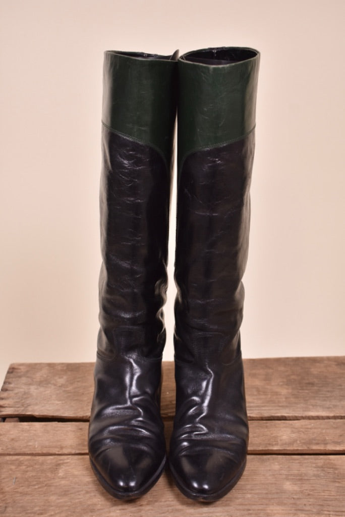 Black Riding Boots By Gucci, 7