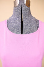 Load image into Gallery viewer, Vintage sleeveless scoop neck tank top is shown in close up. 
