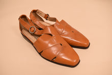 Load image into Gallery viewer, Chestnut Leather Sandals By Franco Sarto, 9.5
