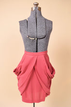Load image into Gallery viewer, Pink Rosebud Drape Skirt By Miu Miu, S
