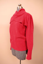 Load image into Gallery viewer, Fuchsia Criss-Crossed Collar Sweater, By Richard &amp; Co., M
