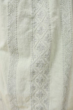 Load image into Gallery viewer, Sage Embroidered Indian Cotton Peasant Top, M
