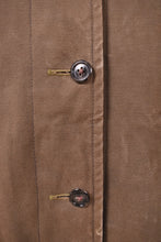 Load image into Gallery viewer, Olive French Waxed Canvas Cape Sleeve Jacket By Le Clan ‘J’, XS

