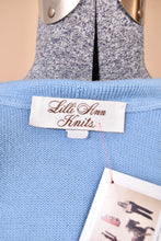 Load image into Gallery viewer, Blue Wool Set By Lilli Ann Knits, M
