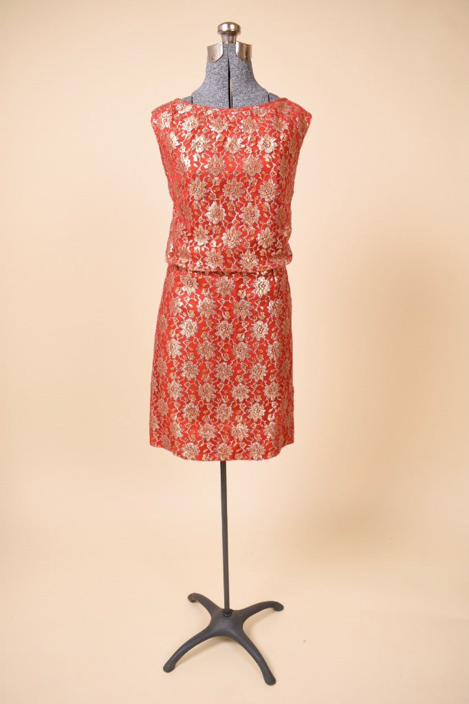 Red 60s Metallic Party Mini By Algo, S