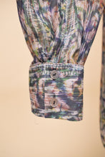 Load image into Gallery viewer, Multicolor Long Sleeve Silk Chiffon Blouse by Theyskens&#39; Theory, M
