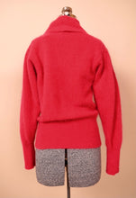 Load image into Gallery viewer, Fuchsia Criss-Crossed Collar Sweater, By Richard &amp; Co., M
