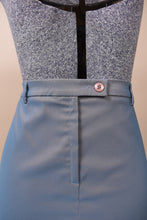 Load image into Gallery viewer, Blue Italian Pencil Skirt, by Stefanel, M
