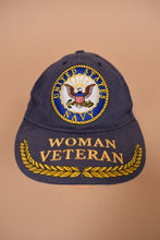 Load image into Gallery viewer, Blue Woman Veteran Hat By United States Navy
