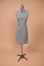 Load image into Gallery viewer, Black and White Gingham Rose Embroidery Dress By Villager Sport, M/L
