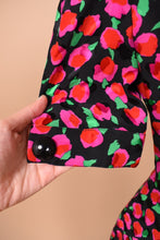 Load image into Gallery viewer, Pink 90s Fruit Dress and Blazer Set By Adele Simpson, S/M

