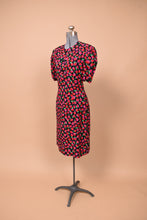 Load image into Gallery viewer, Pink 90s Fruit Dress and Blazer Set By Adele Simpson, S/M
